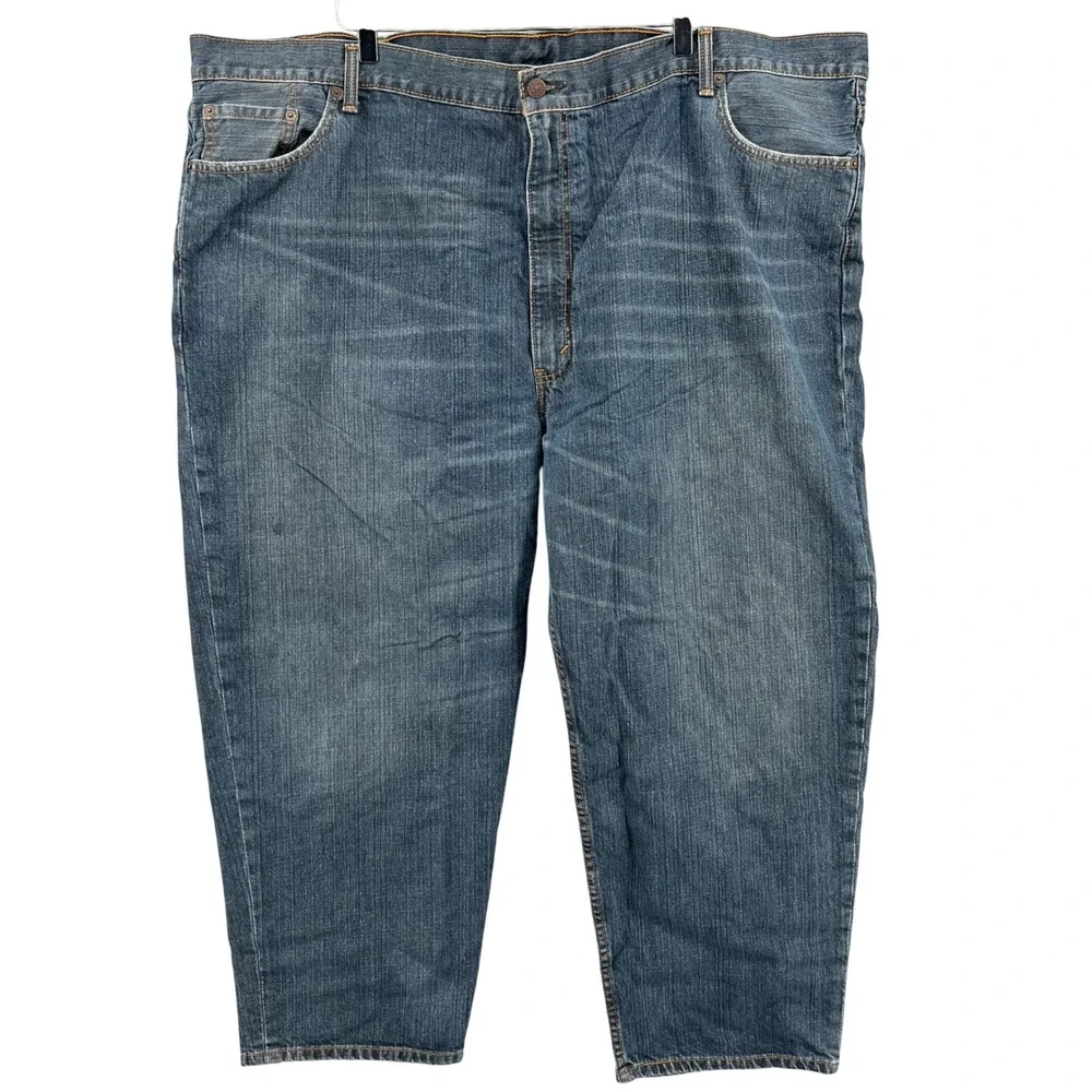 Levis 550 Relaxed Fit Mens Blue Denim Jeans 54x29 Medium Wash 01550-2765